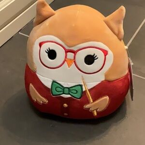Squishmallow Jaydelle the Owl teacher with Glasses Plush Toy NEW